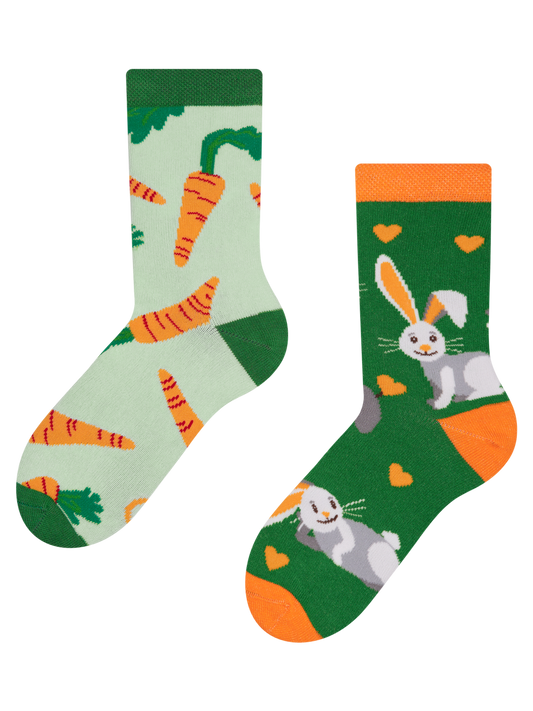 Kids' Socks Rabbit and Carrot