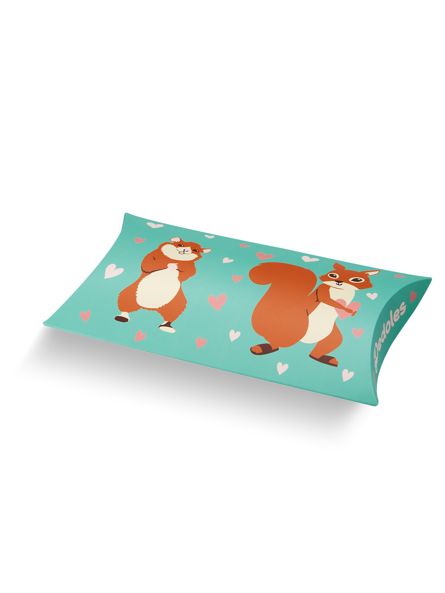 Oval Gift Box Hamster & Squirrel