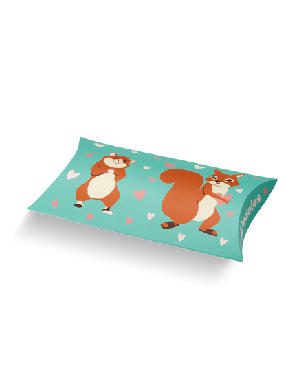 Oval Gift Box Hamster & Squirrel