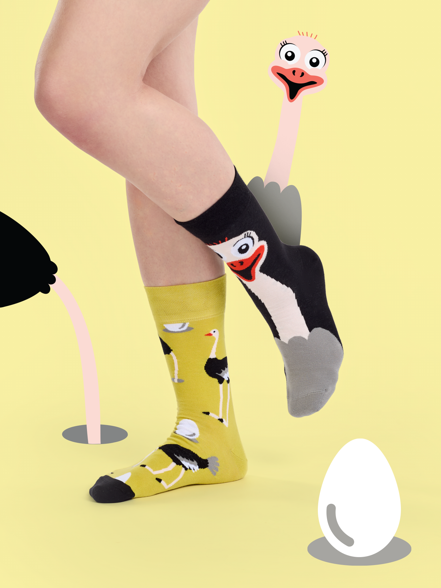 Regular Socks Ostrich