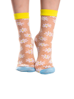 Nylon Socks Daisies