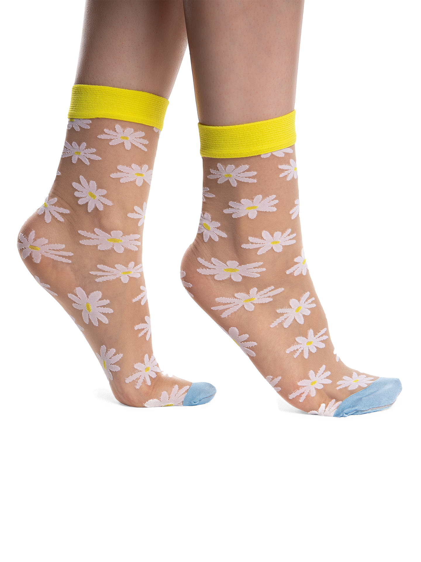 Nylon Socks Daisies