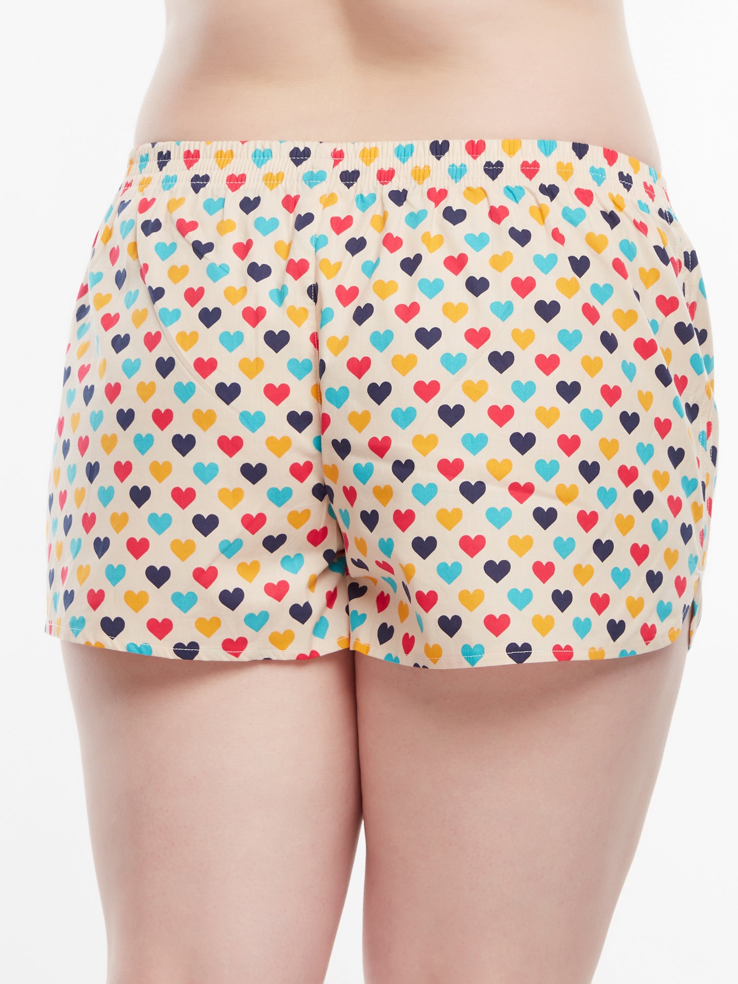 Women's Boxer Shorts Colorful Hearts