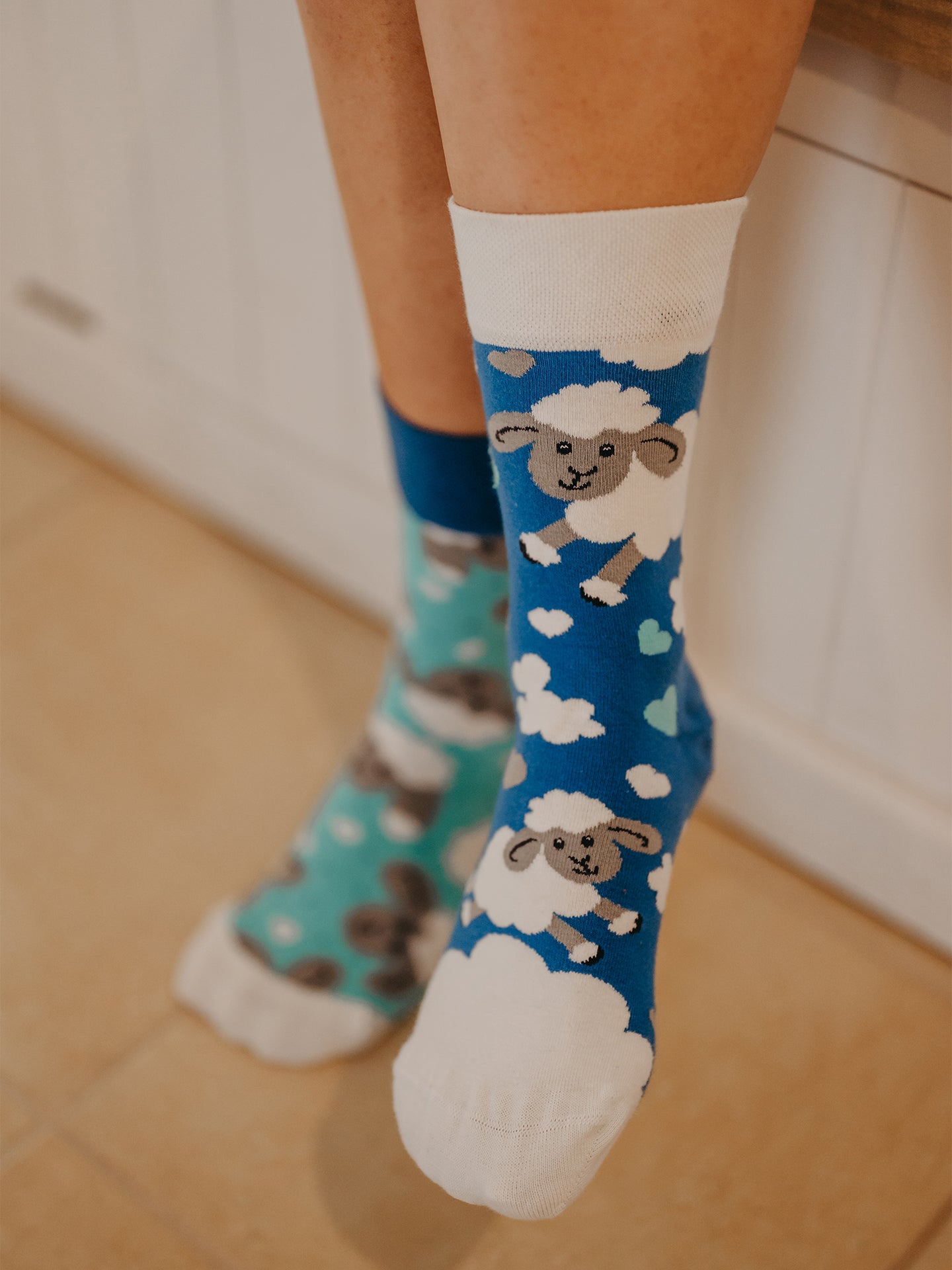 Regular Socks Sheep & Clouds