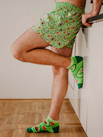Men's Boxer Shorts Avocado Love