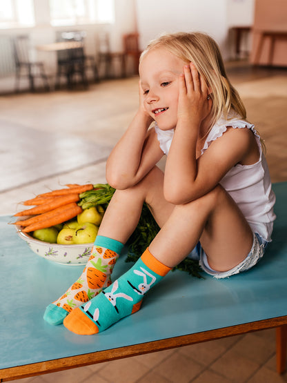 Kids' Socks Carrot Rabbit