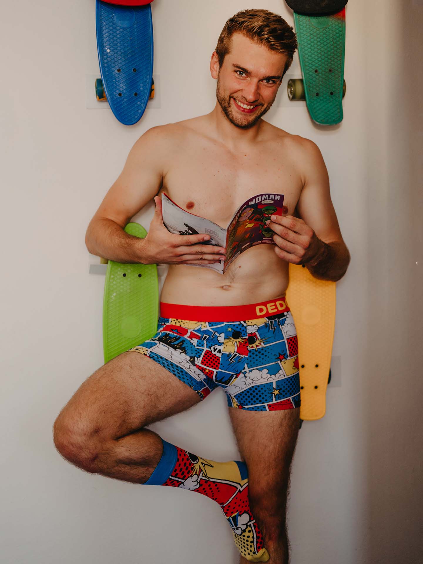 Men's Trunks Colorful Comics OKT