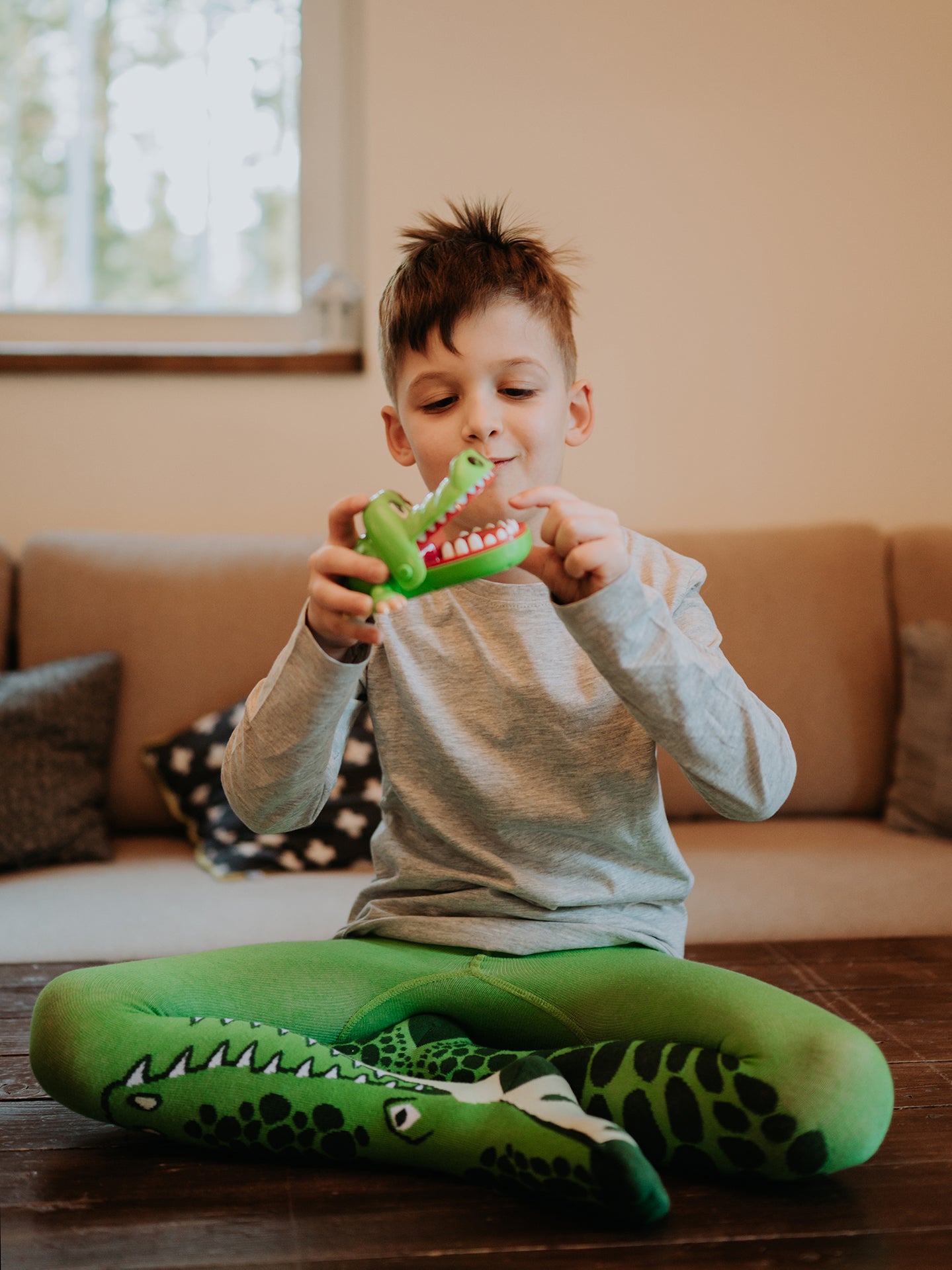 Kids' Tights Crocodile