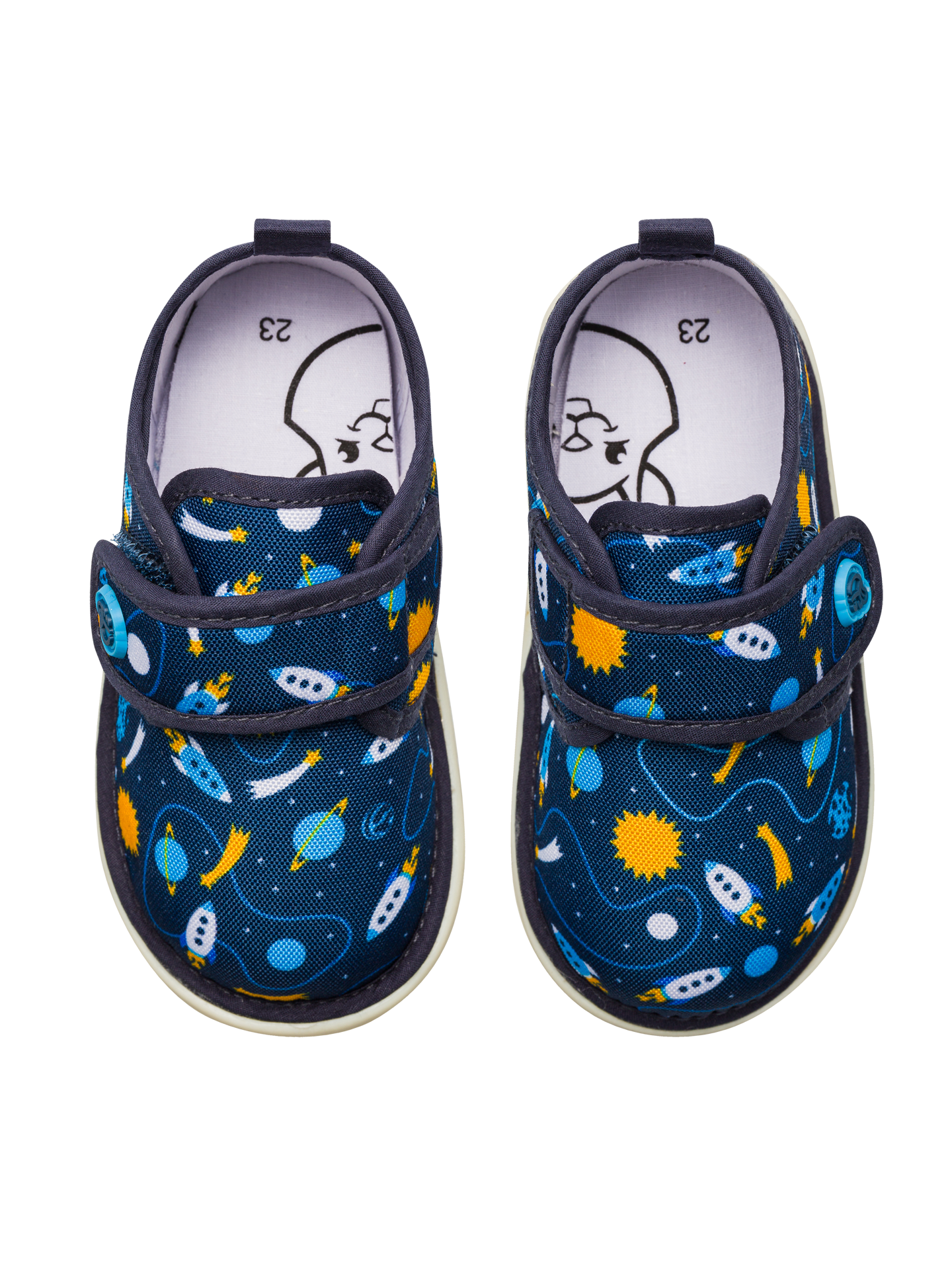 Baby Slippers Rocket & Space