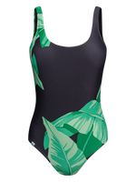 One-piece Swimsuit Banana Leaves