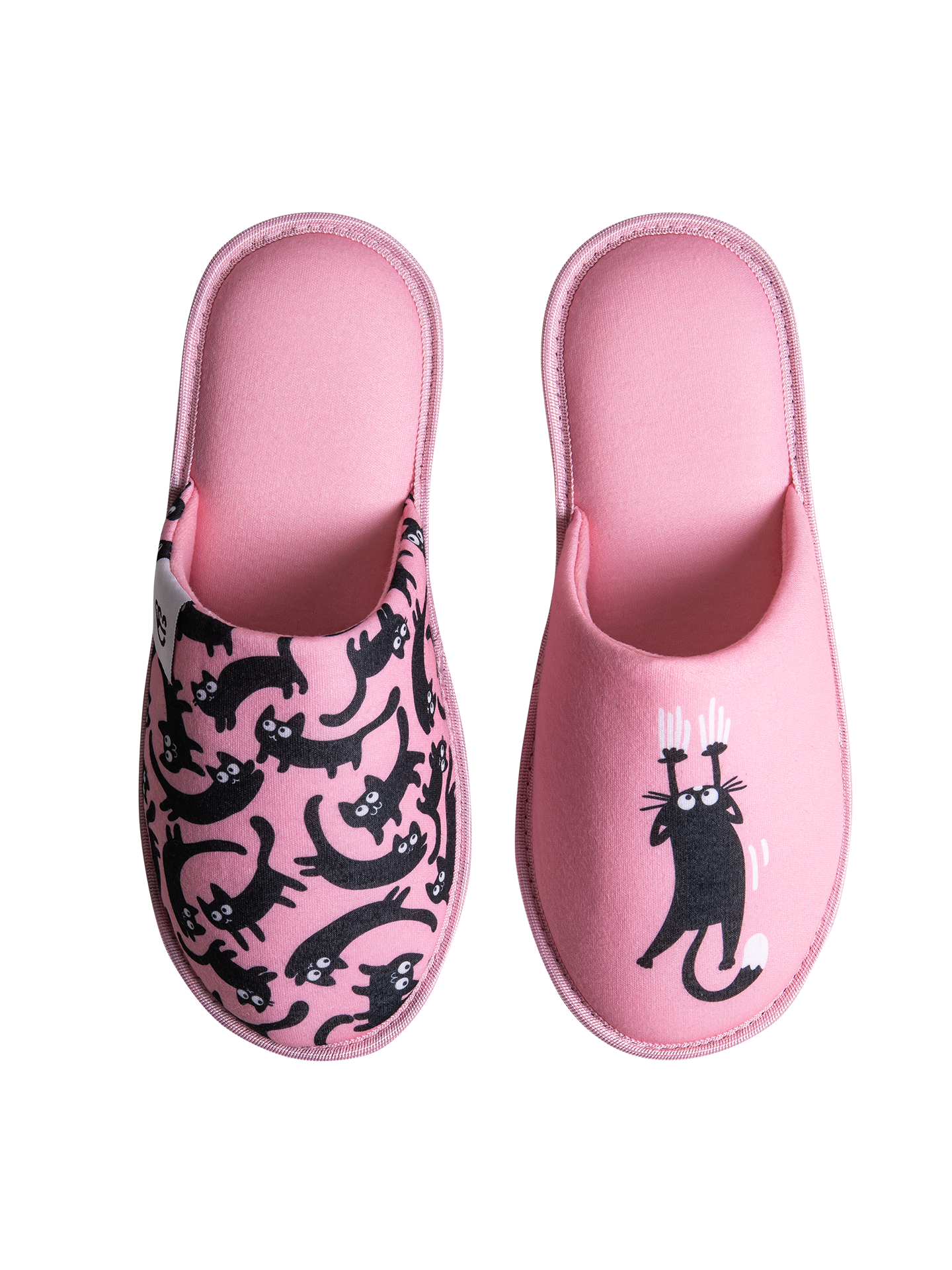 Slippers Pink Cats