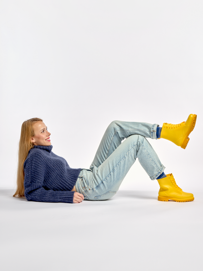 Yellow Women's Rain Boots