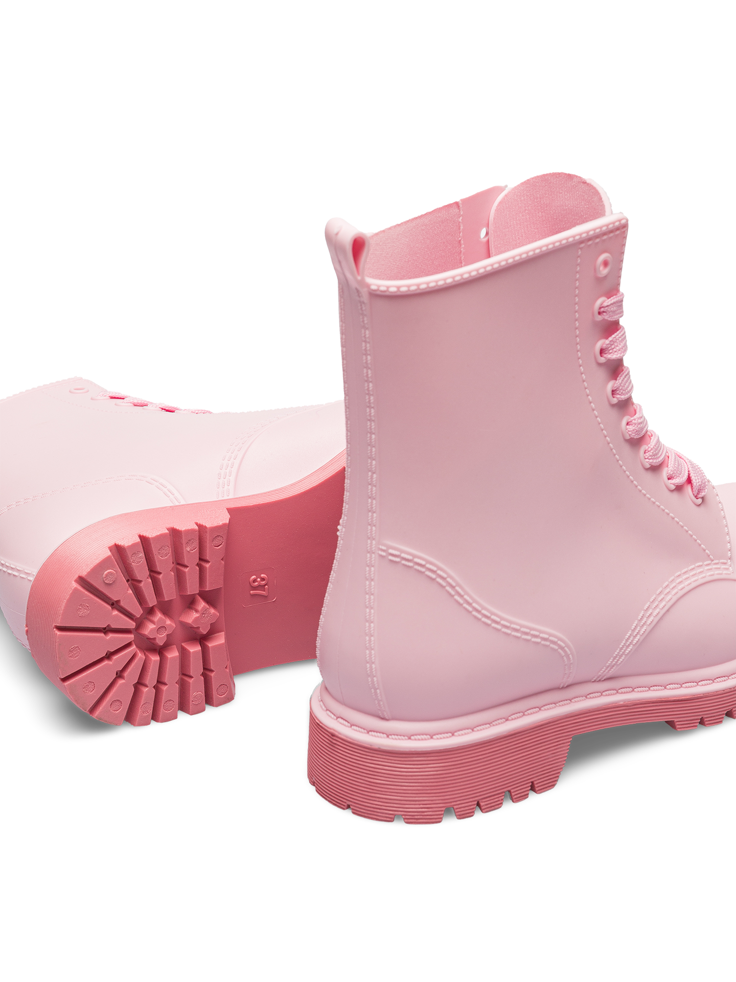 Pastel Pink Women's Rain Boots