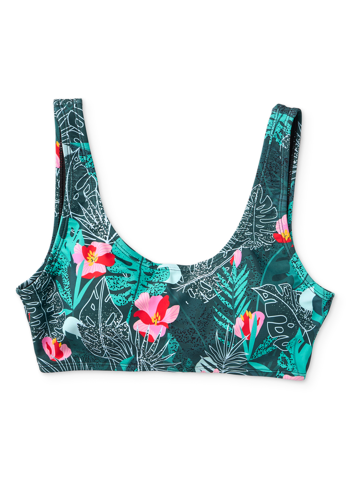 Sporty Bikini Top Rainforest