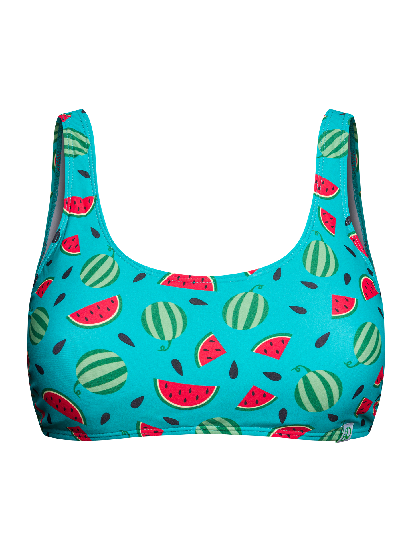 Sporty Bikini Top Watermelon Season