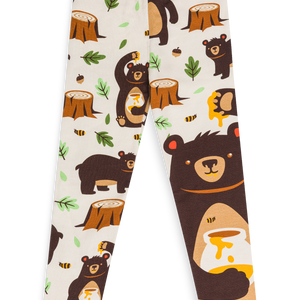 Kids' Cotton Leggings Hungry Bear