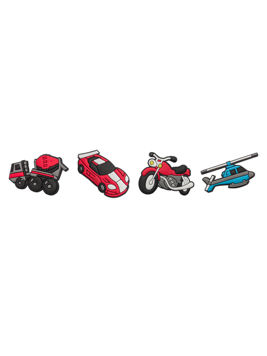 Kids' Removable Pins 4-Pack Vehicles