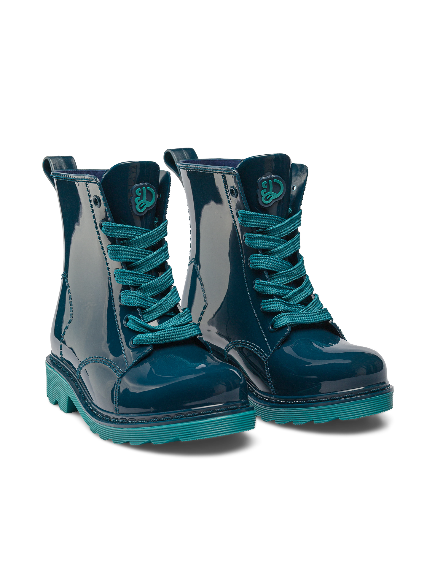 Emerald Blue Kids' Rain Boots