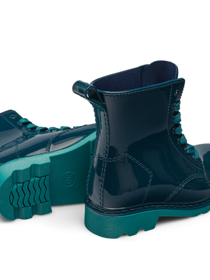 Emerald Blue Kids' Rain Boots