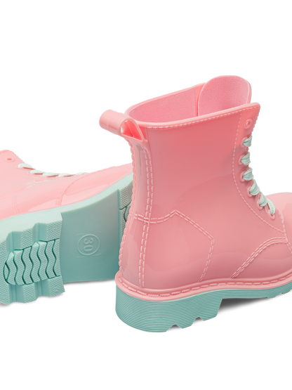 Flamingo Pink Kids' Rain Boots