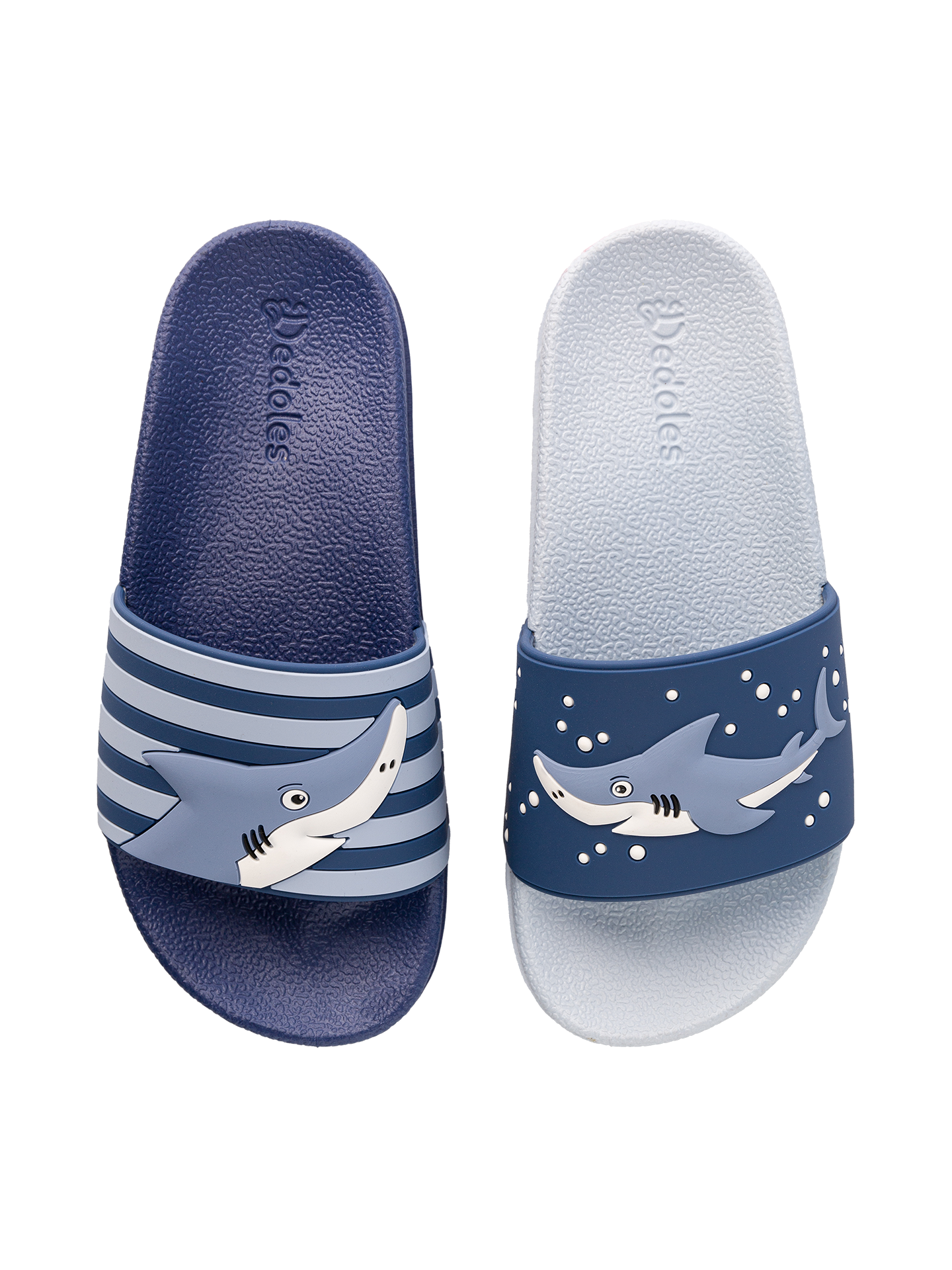 Kids' Slides Grey Shark