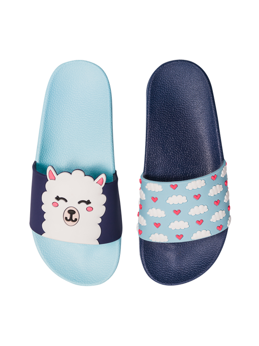 Kids' Slides Llama & Clouds