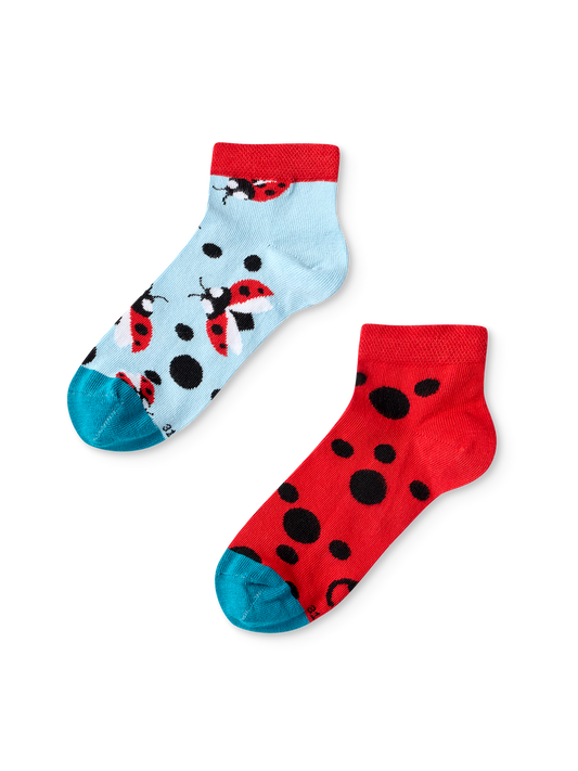 Kids' Ankle Socks Ladybugs & Dots
