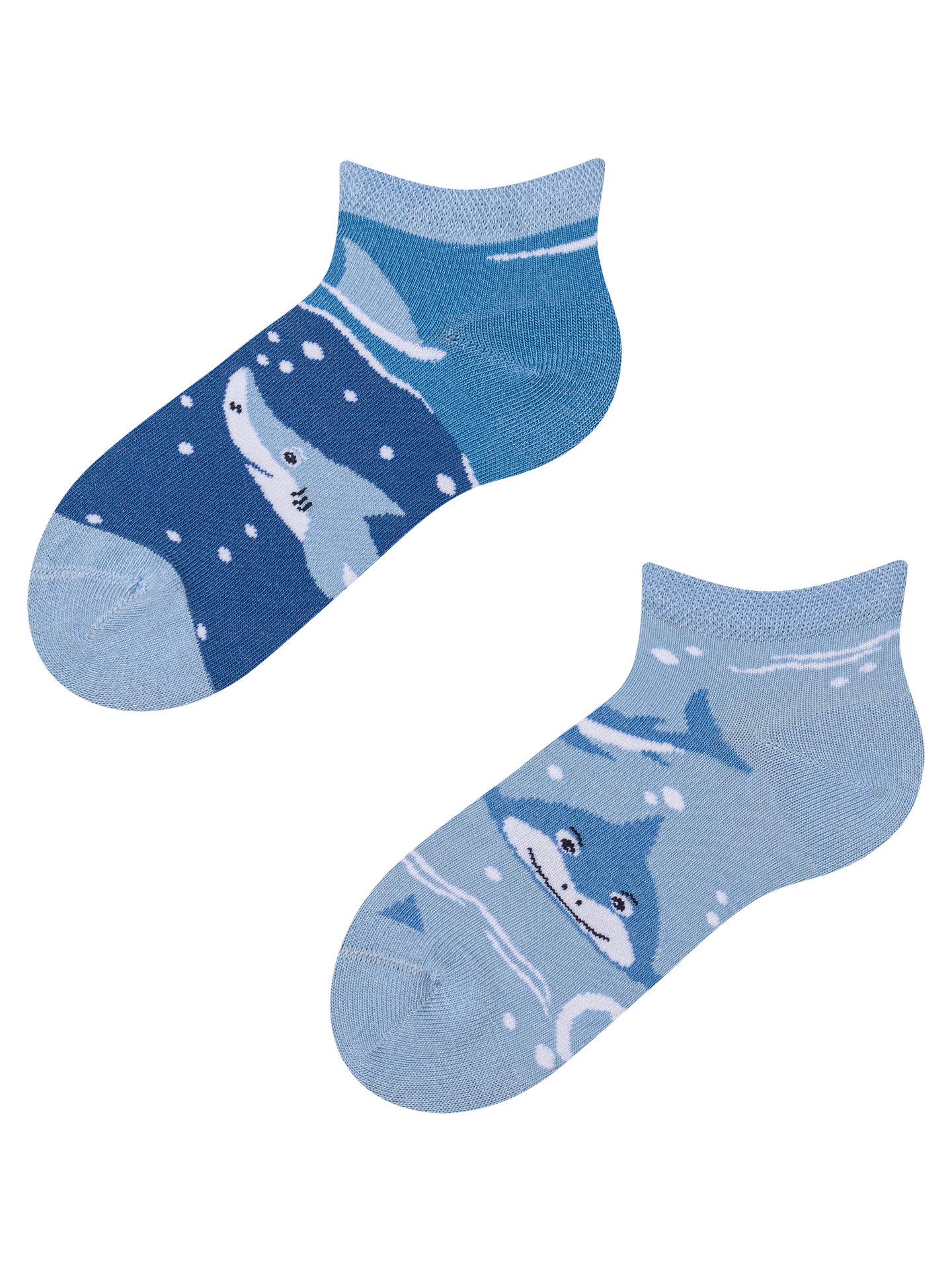 Kids' Ankle Socks Grey Shark