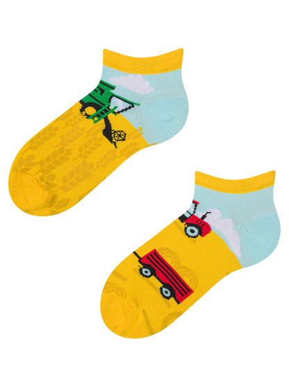 Kids' Ankle Socks Tractor