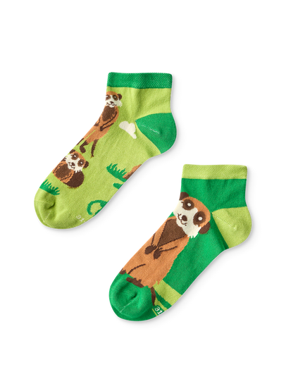 Kids' Ankle Socks Meerkats