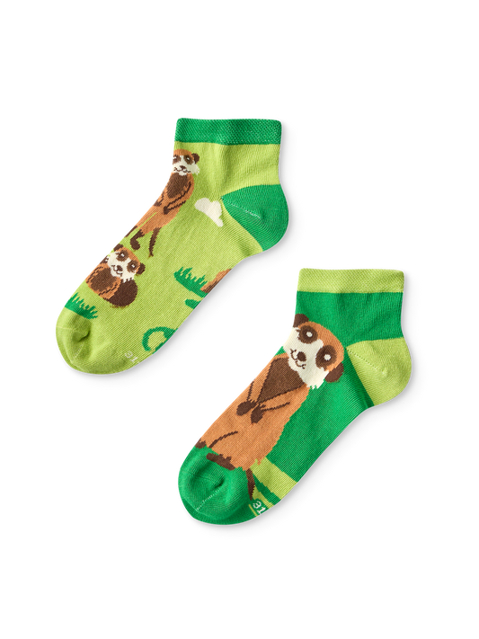 Kids' Ankle Socks Meerkats