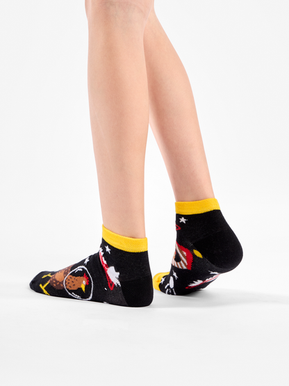 Kids' Ankle Socks Hen Astronaut