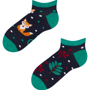 Kids' Ankle Socks Red Fox