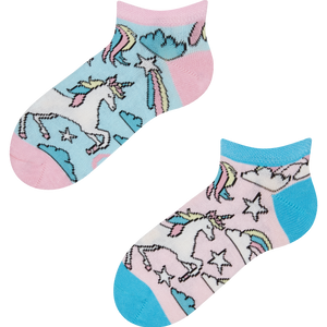 Kids' Ankle Socks Rainbow Unicorn