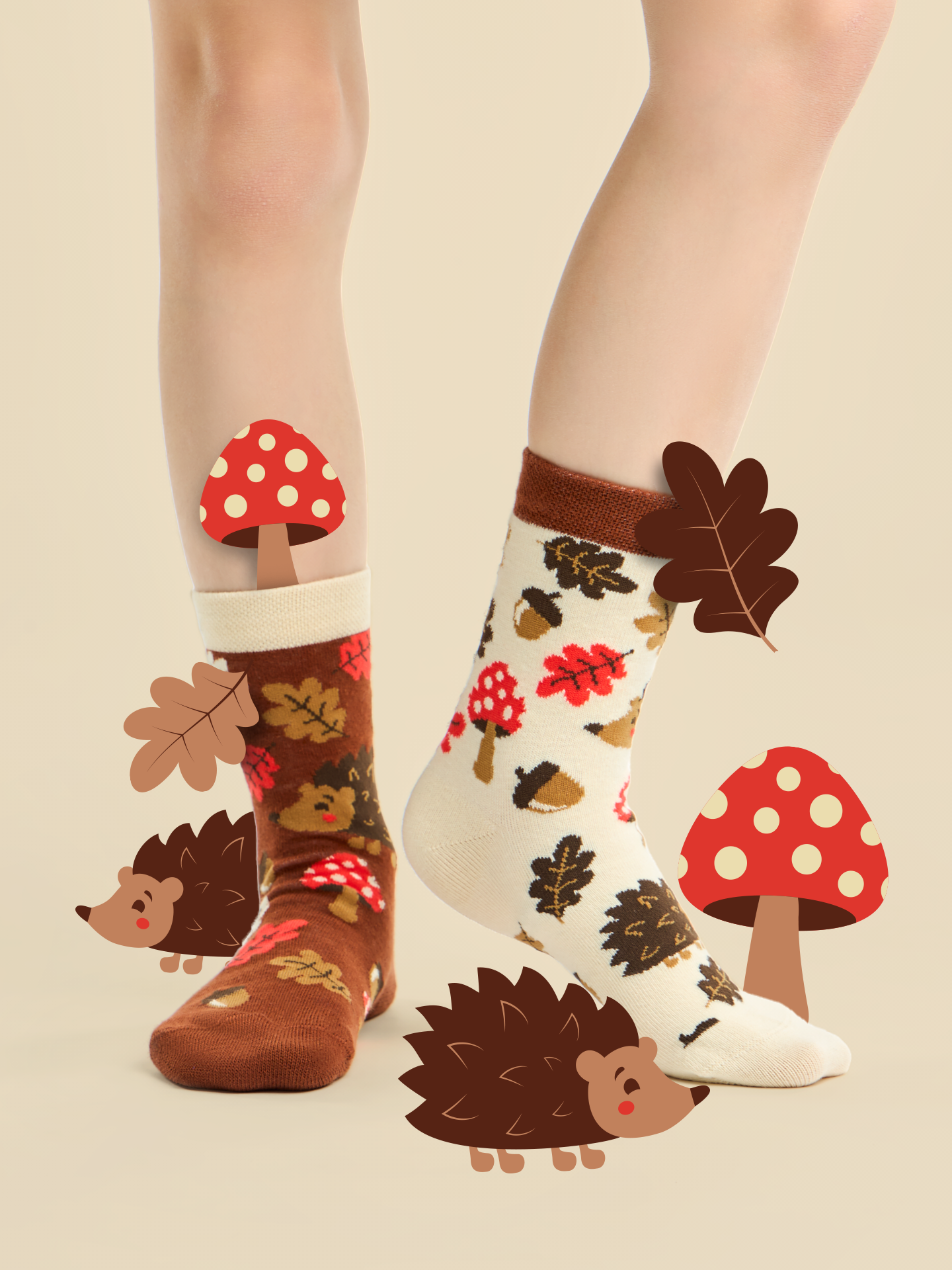 Kids' Socks Forest Hedgehog