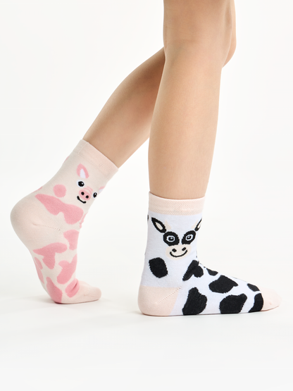Kids' Socks Cow & Piggie