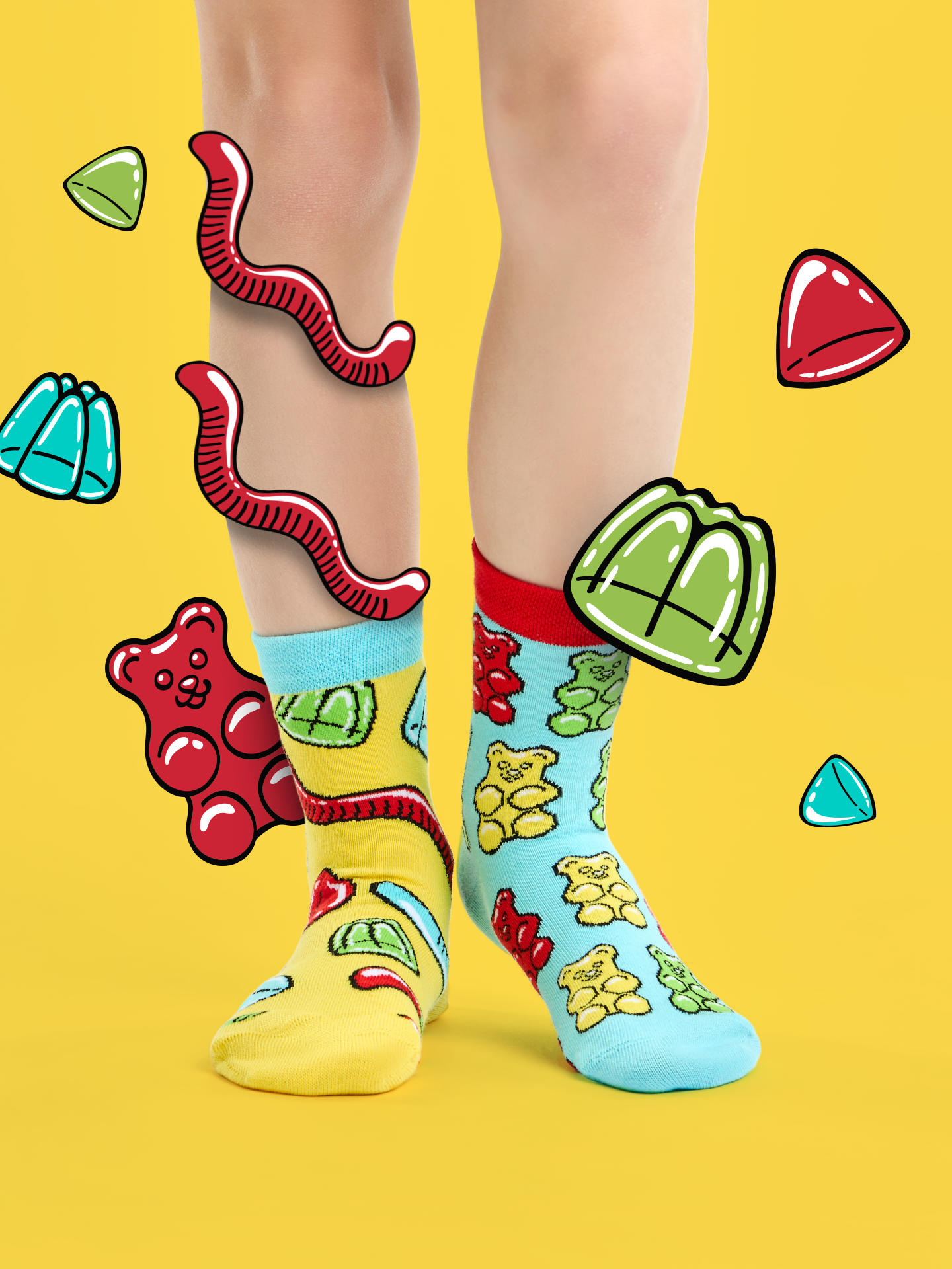 Kids' Socks Gummy Bears