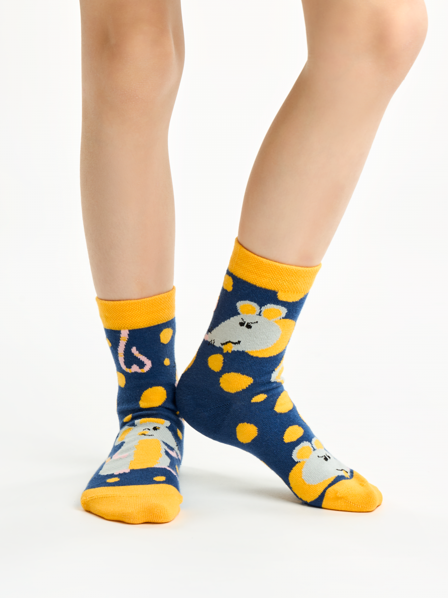 Kids' Socks Mouse & Cheese