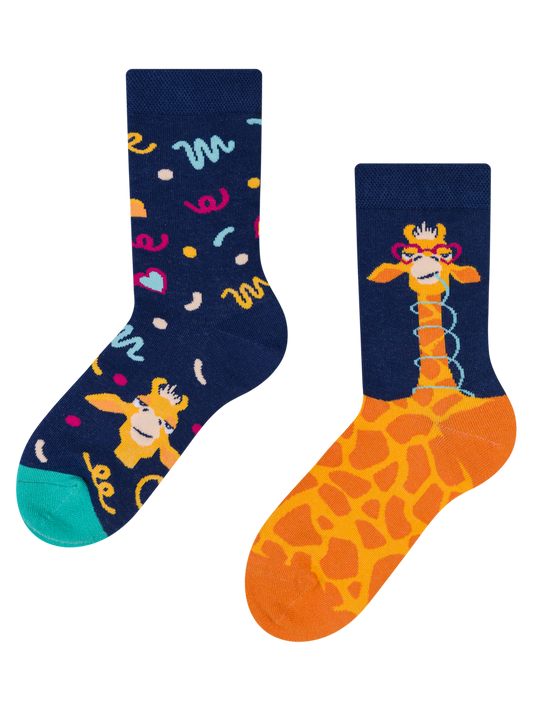 Kids' Socks Funny Giraffe