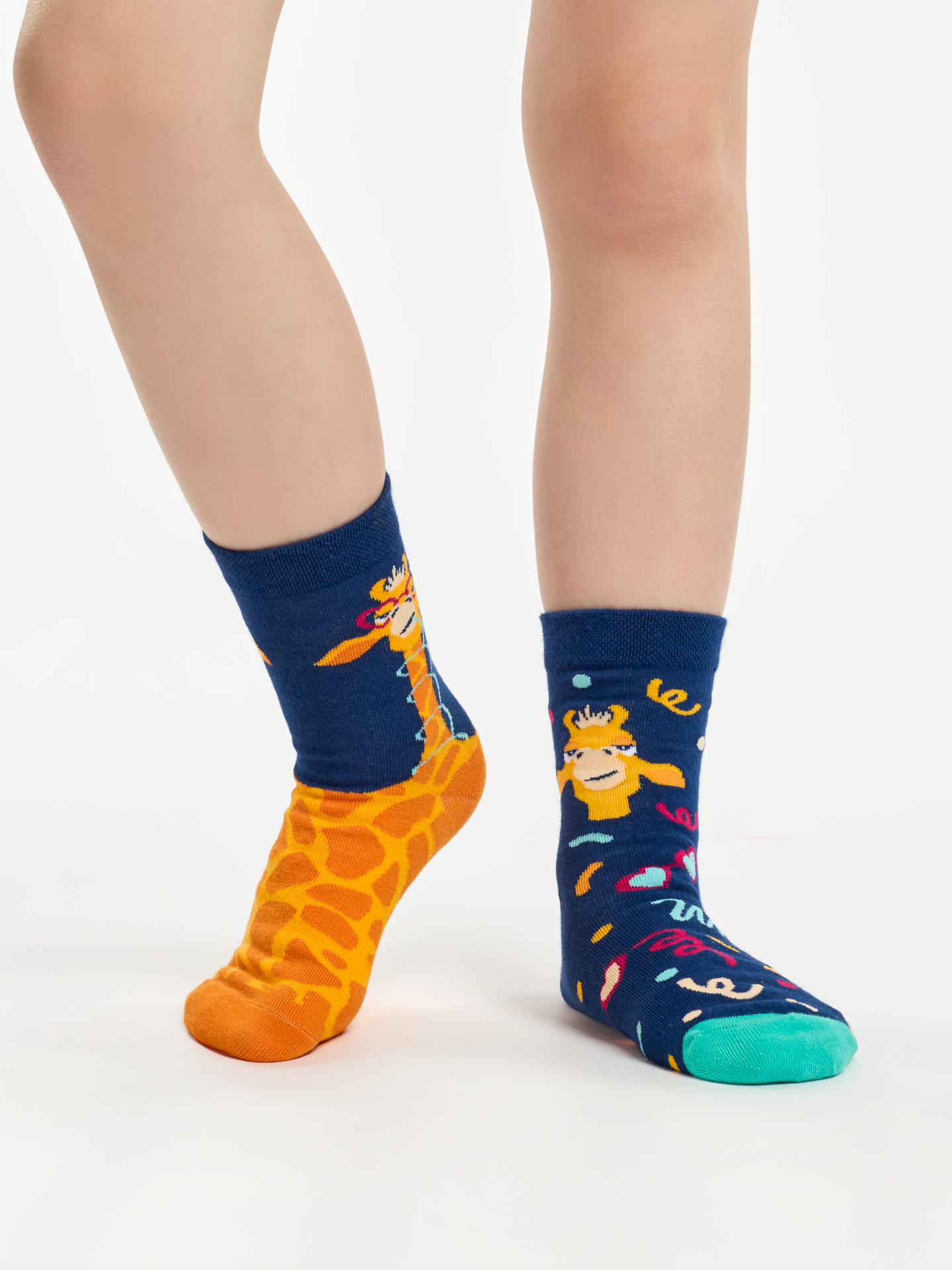 Kids' Socks Funny Giraffe