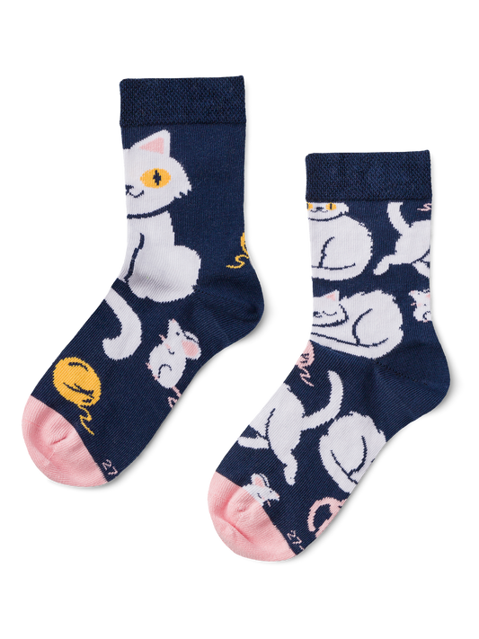 Kids' Socks Playful Kitty