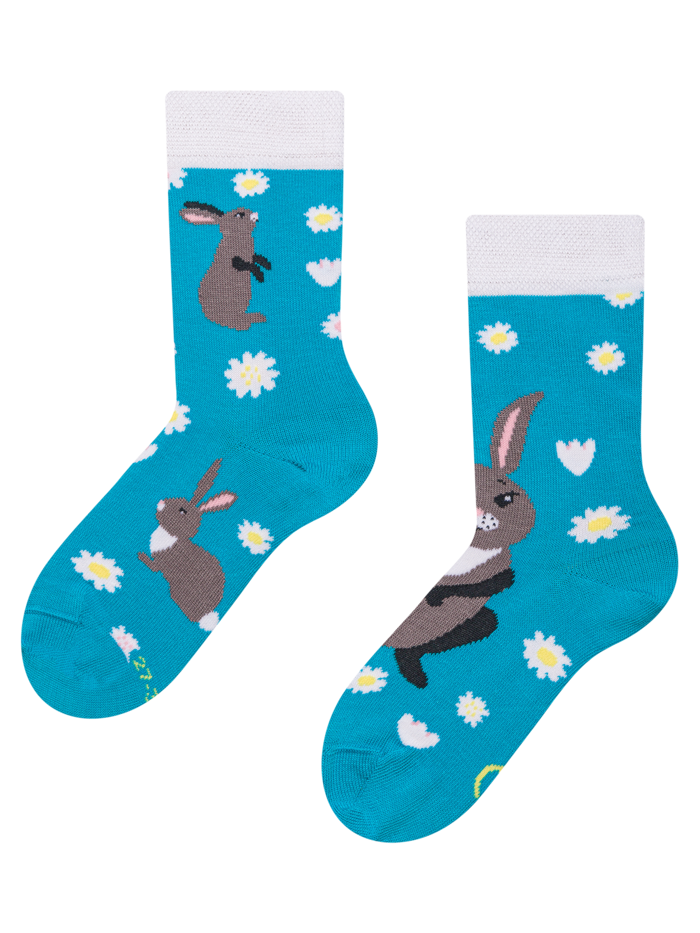 Kids' Socks Bunny & Flowers