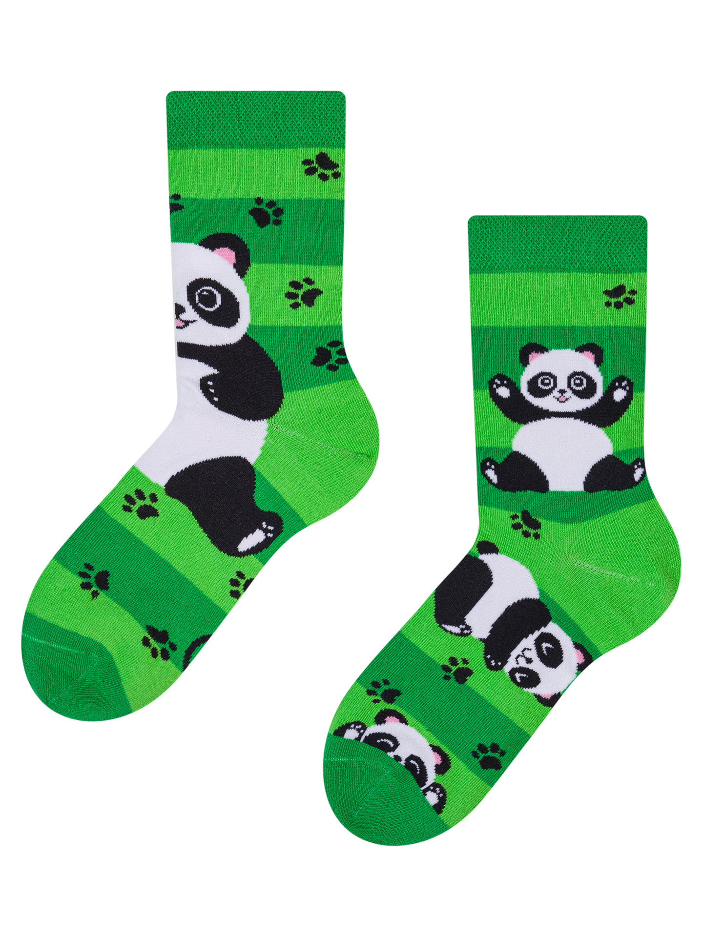 Kids' Socks Panda & Stripes