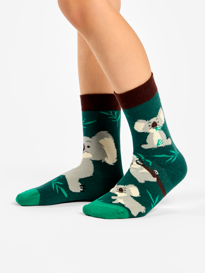 Kids' Socks Koala & Leaves