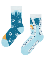 Kids' Warm Socks Fox in Winter