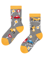 Kids' Warm Socks Cars & Roads