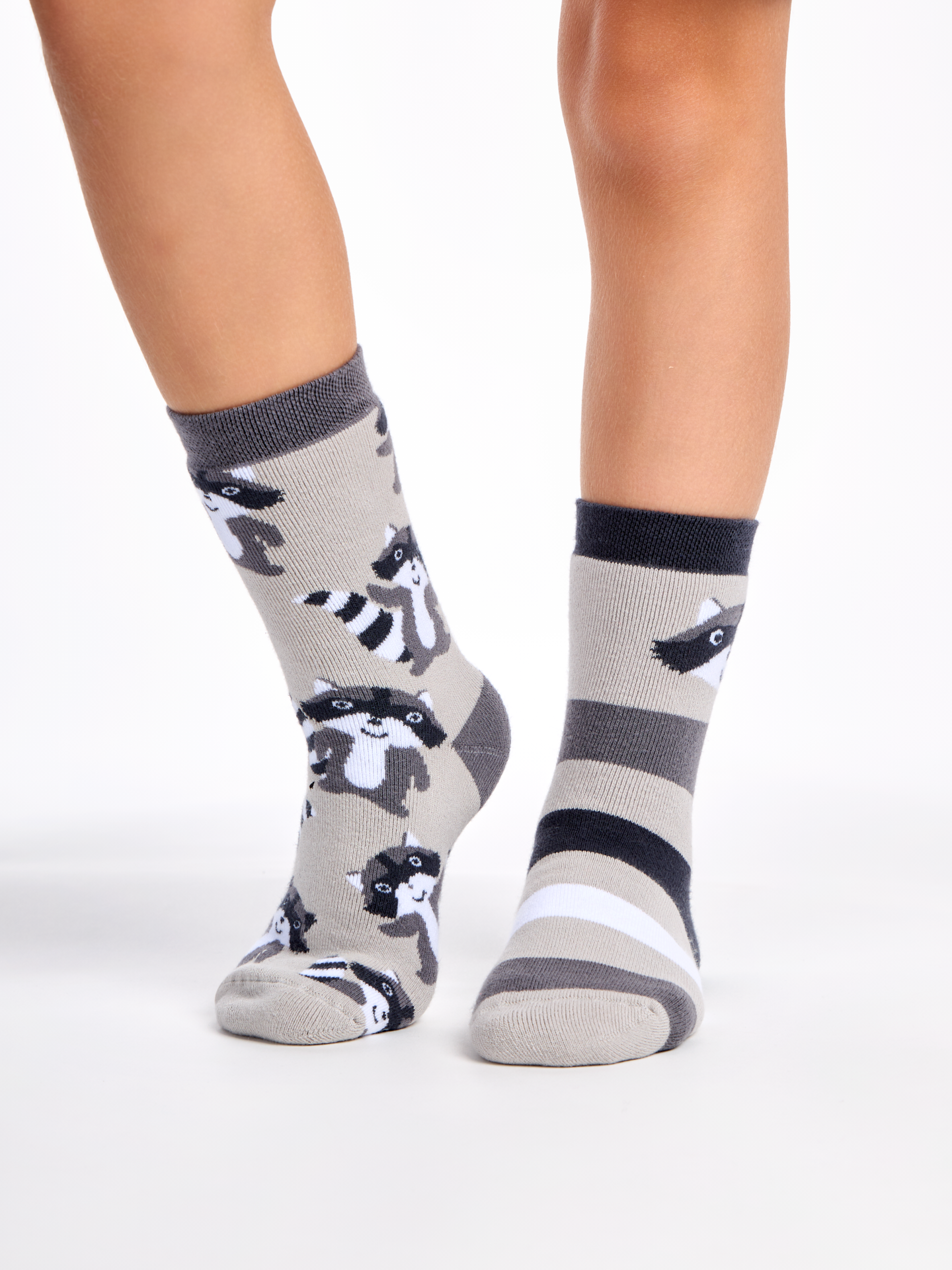 Kids' Warm Socks Happy Racoon