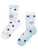 Kids' Warm Socks Happy Snowflakes