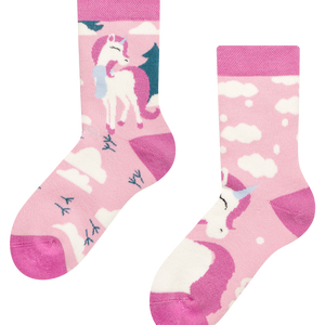 Kids' Warm Socks Unicorn with a Scarf