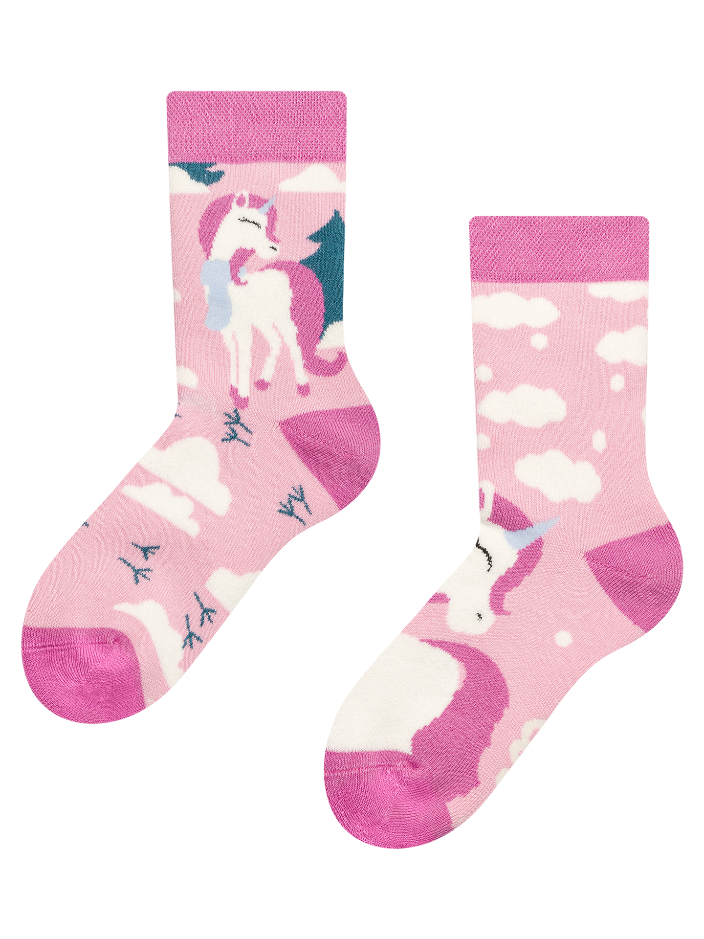 Kids' Warm Socks Unicorn with a Scarf